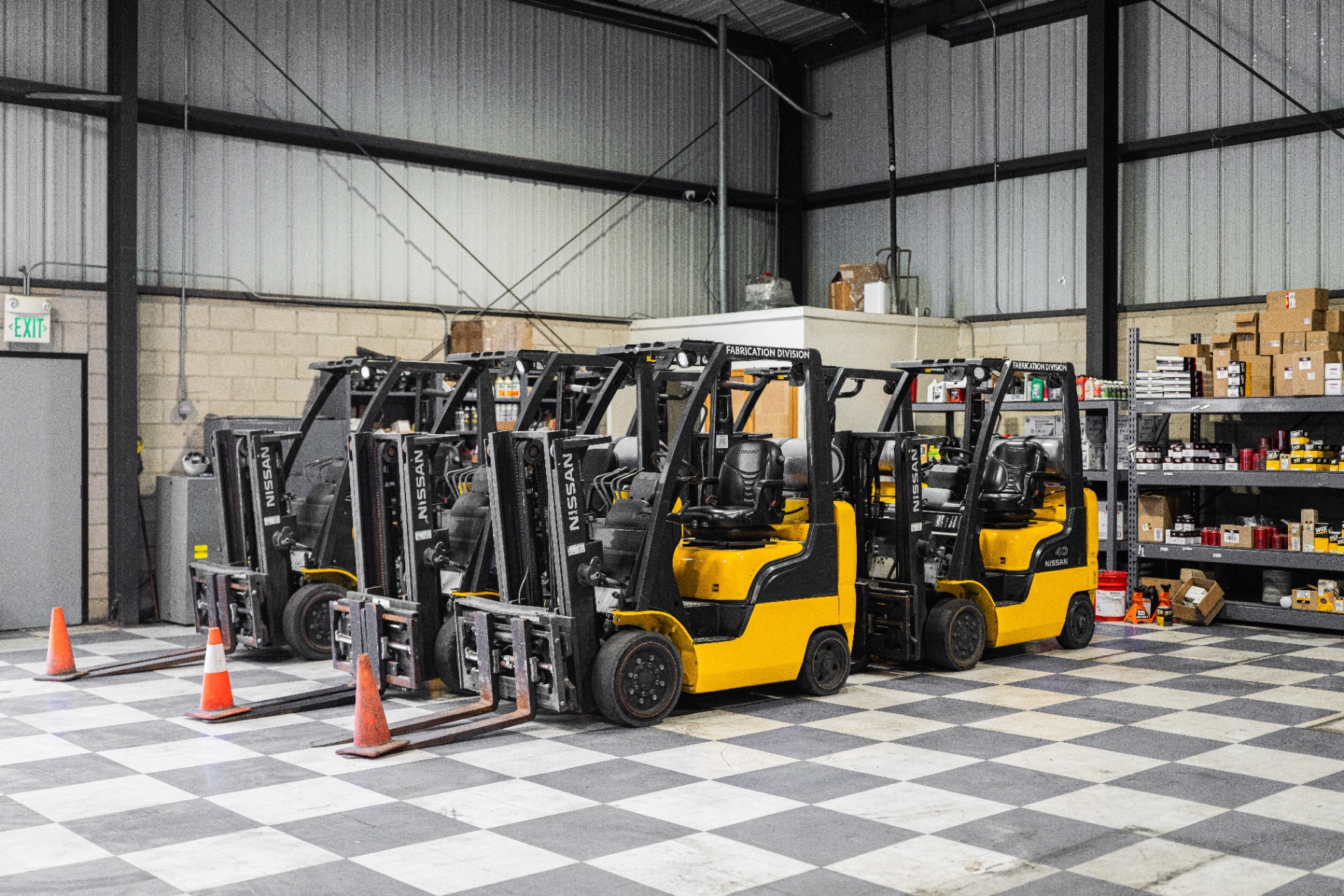 CW Industries forklift rental fleet Las Vegas Nevada