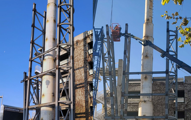 Crypto.com Arena Tower Steel Assembly